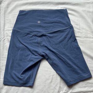 Lululemon Athletica Blue Bike Shorts High-Rise Align 6”
